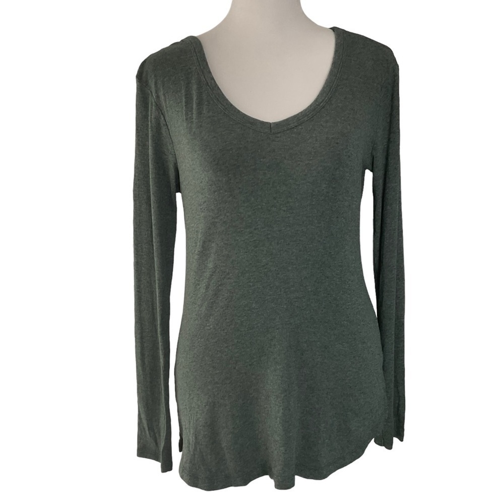 🎉 SALE Cynthia Rowley Green Long Sleeve Tee
